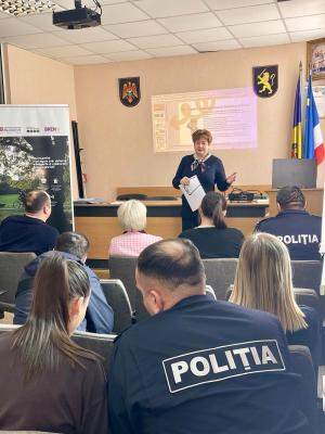 Instruire privind securitatea incluzivă și prevenirea violenței la Inspectoratul de Poliție Comrat