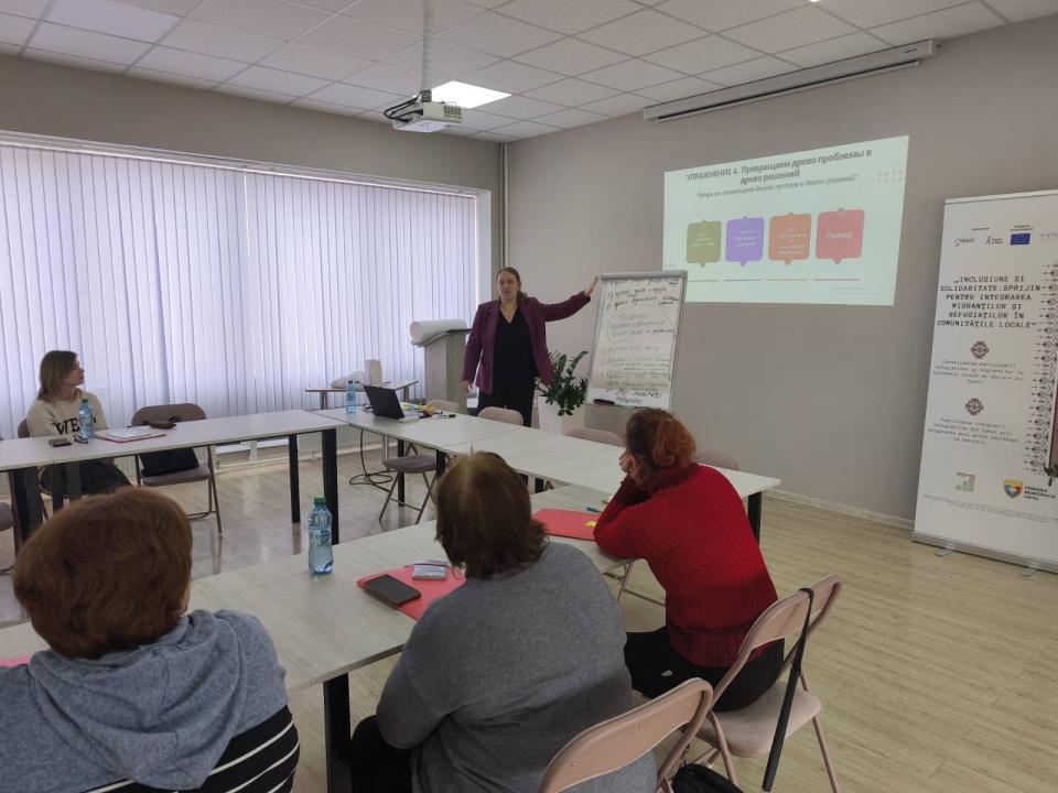 Refugiații din Ucraina au participat la ateliere dedicate integrării și implicării civice